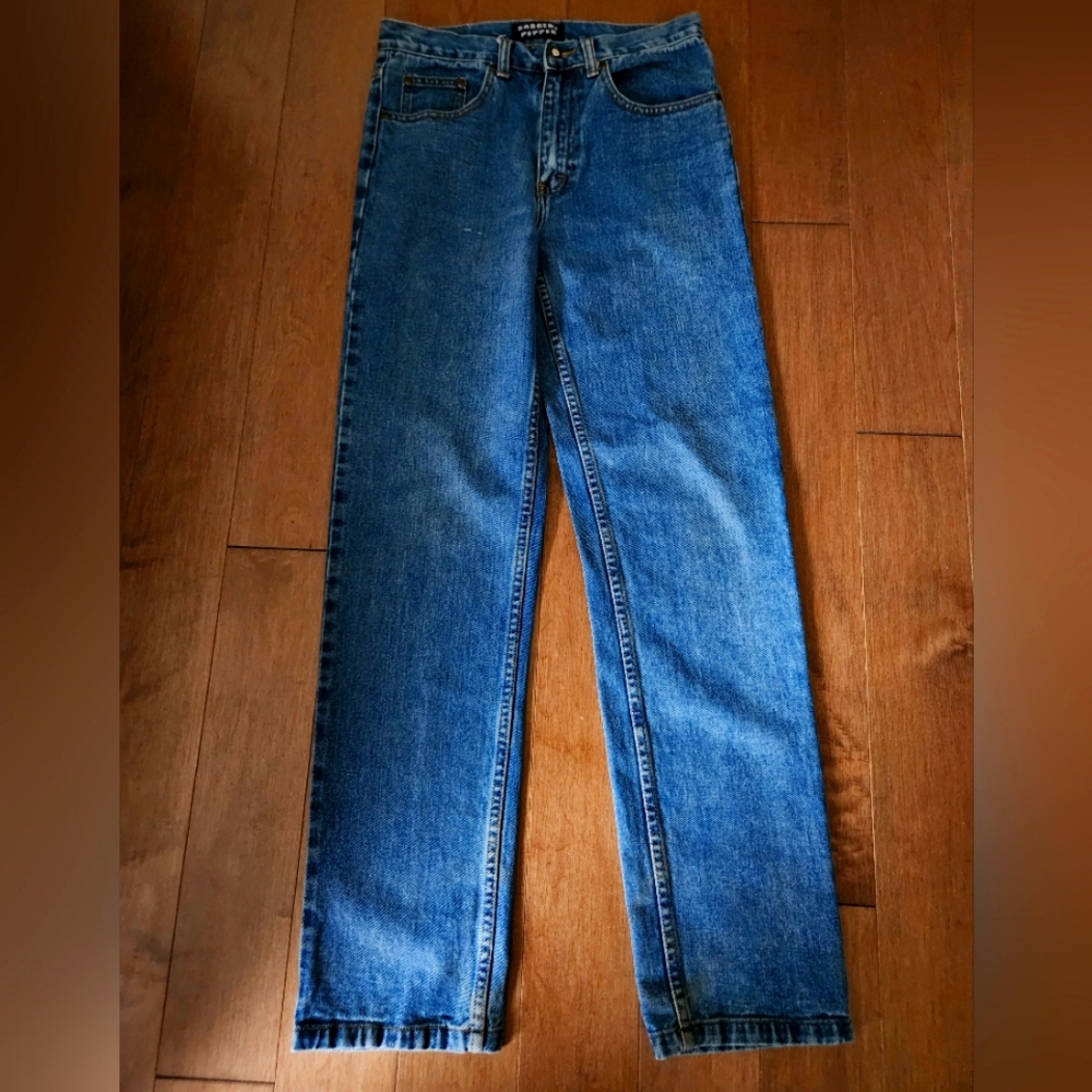Stylish Blue Straight Jeans - Picture 2 of 9